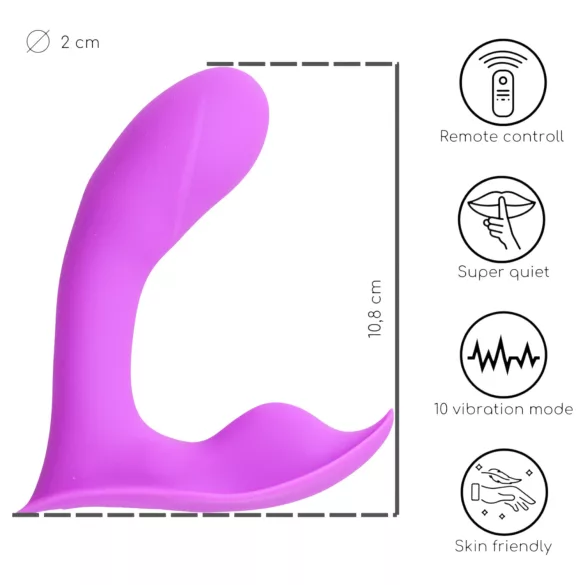 Desirel Insider - Vibromasseur point G et prostate - silicone violet