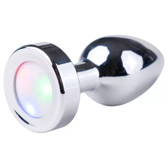 Desirel GlowPlug - plug anal lumineux - petit - argenté