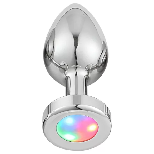 Desirel GlowPlug - plug anal lumineux - petit - argenté