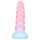 Dildo licorne lumineux 22cm - arc-en-ciel enchanteur