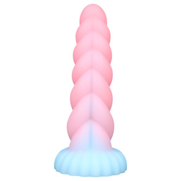 Dildo licorne lumineux 22cm - arc-en-ciel enchanteur