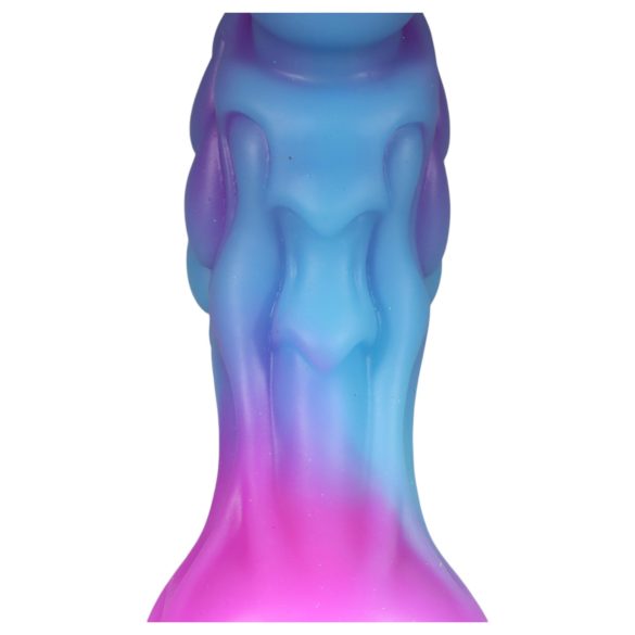 OgazR - gode lumineux dragon - 22cm - silicone violet rose