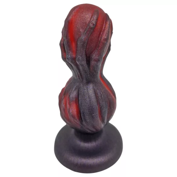 OgazR - plug anal à boules - 10,5 cm - silicone noir