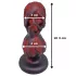 OgazR - plug anal à boules - 10,5 cm - silicone noir