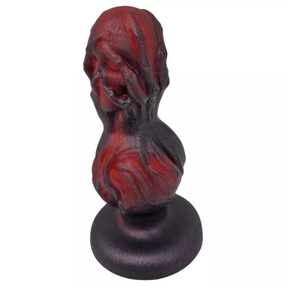 OgazR - plug anal à boules - 10,5 cm - silicone noir