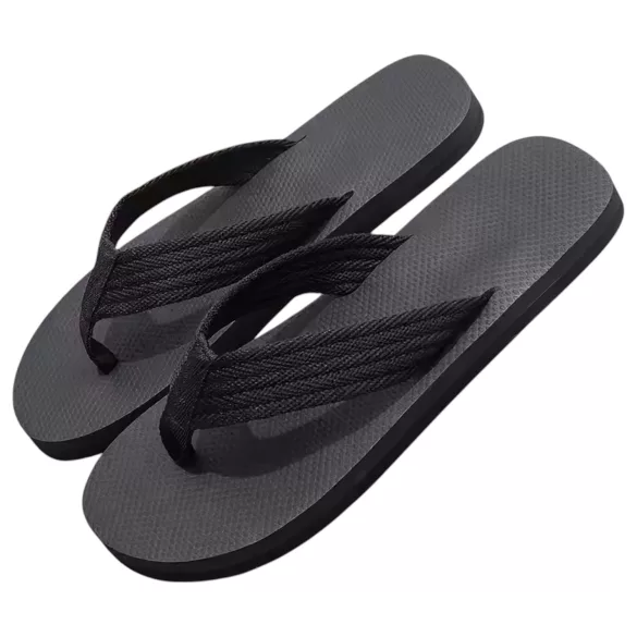 Flip-flop - tongs homme - motif pénis - noir