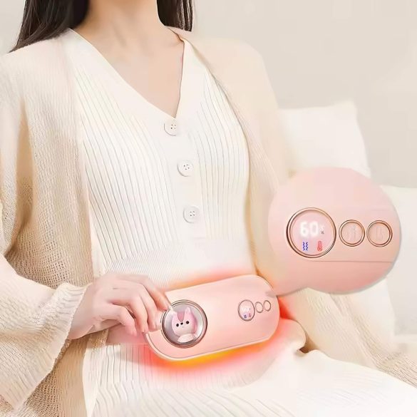 HappyPet Comfort - ceinture massante menstruelle - chauffante - rose