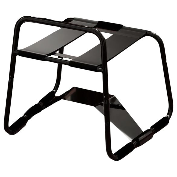 Coussin Magique - Chaise érotique avec support de gode (noir)