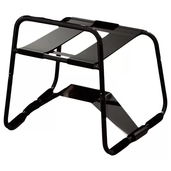 Coussin magique Desirel - Chaise sexuelle avec support pour godemichet (noir)