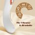 IntiGlow - LED Vibromasseur G-Spot rajeunissant (blanc)