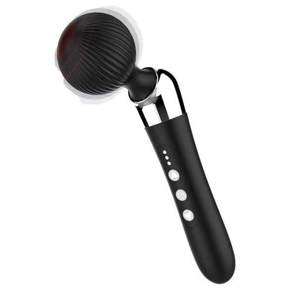 Vibromasseur courbé sans fil (noir)