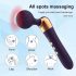 Vibromasseur courbé sans fil (noir)