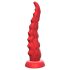 Tentacule vibrant ventousé avec télécommande (rouge)