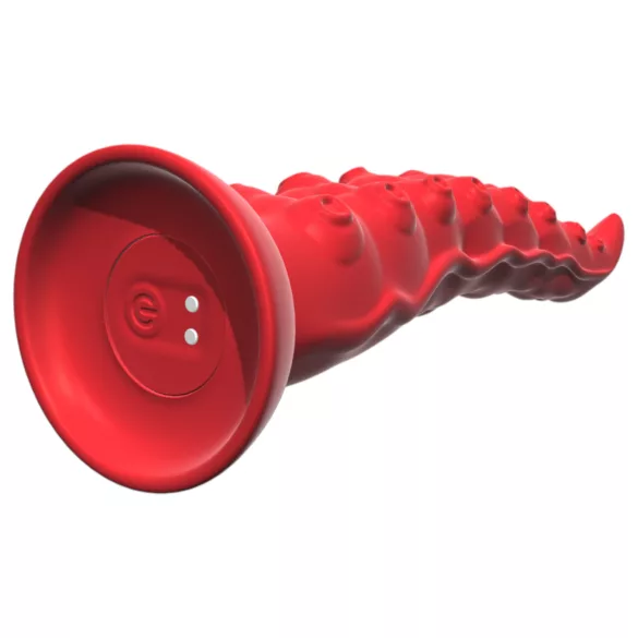 Monster Fuck - gode ventouse tentacule octopus vibromasseur télécommande rouge