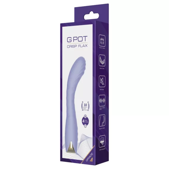 Biu-Biu - vibromasseur point G courbé - silicone violet
