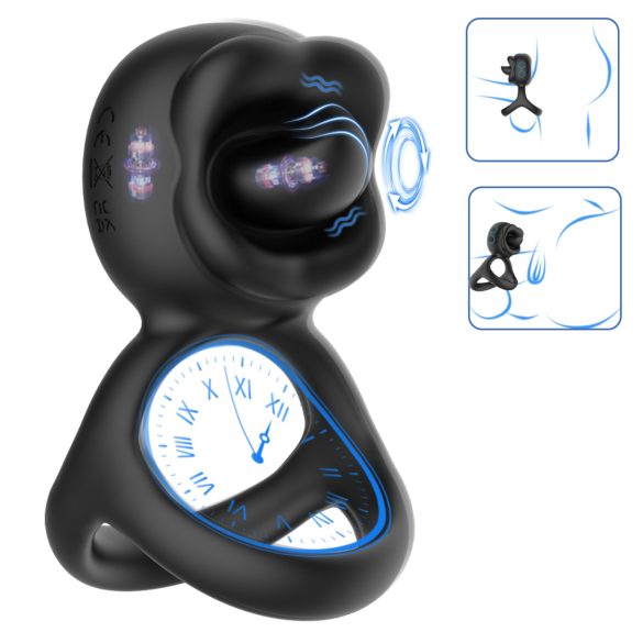 Biu-Biu - Anneau Pénien et Stimulateur Clitoridien Noir