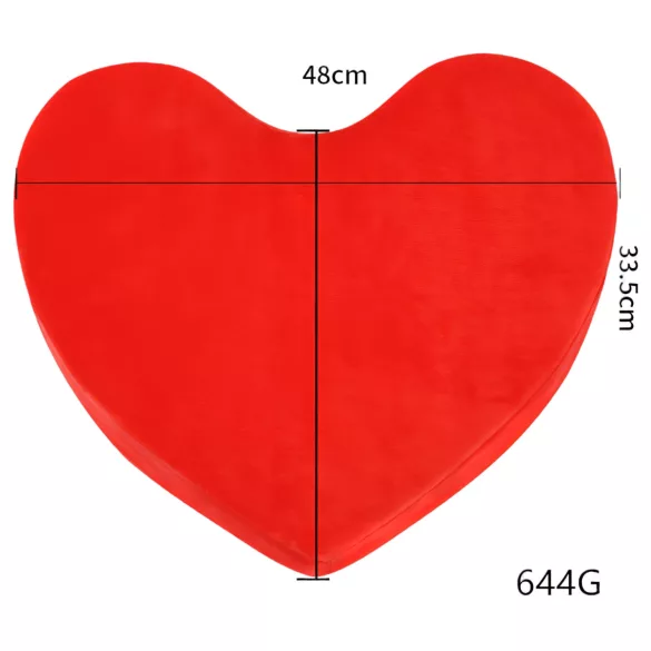 Magic Pillow - coussin sexuel cœur - rouge