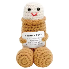 Positif pénis - étui pénis tricoté - naturel