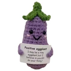 Aubergine Positive - Tricoté (Violet)