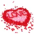 Pétales de rose artificielles rouges - 500 pièces