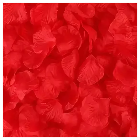 Pétales de rose artificielles rouges - 500 pièces