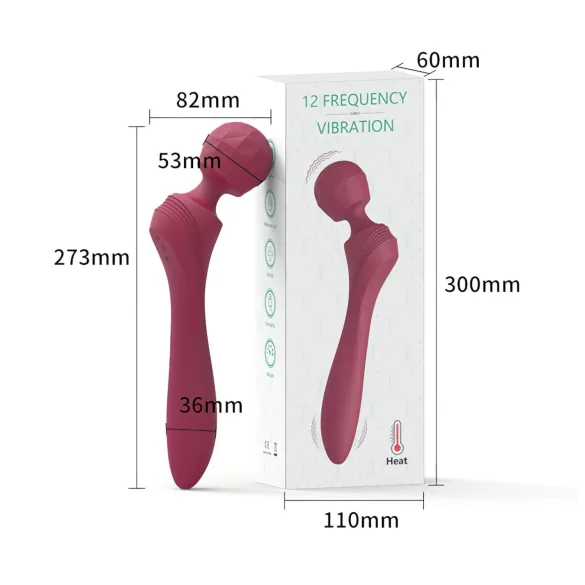 Lonely - vibromasseur courbé - stimulateur point G - silicone rouge
