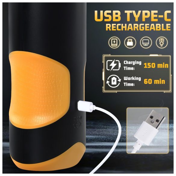 Lonely - masturbateur automatique rotatif - noir