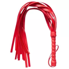 Sunfo - fouet BDSM - simili cuir rouge