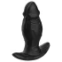 Kangvo - gode en silicone gonflable magnétique (noir)