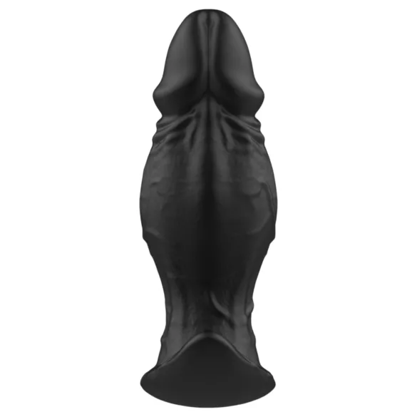 Kangvo - gode en silicone gonflable magnétique (noir)