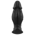 Kangvo - gode en silicone gonflable magnétique (noir)
