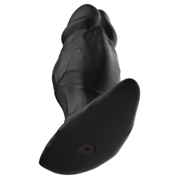 Kangvo - gode en silicone gonflable magnétique (noir)