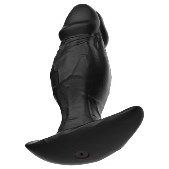 Kangvo - gode en silicone gonflable magnétique (noir)