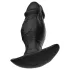 Kangvo - gode en silicone gonflable magnétique (noir)