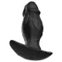Kangvo - gode en silicone gonflable magnétique (noir)