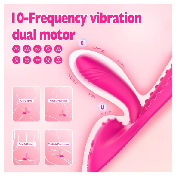 Mroow - vibromasseur coussin flexible (rose)