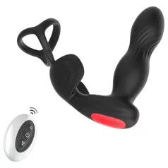 Mroow - vibromasseur prostatique à anneau (noir)