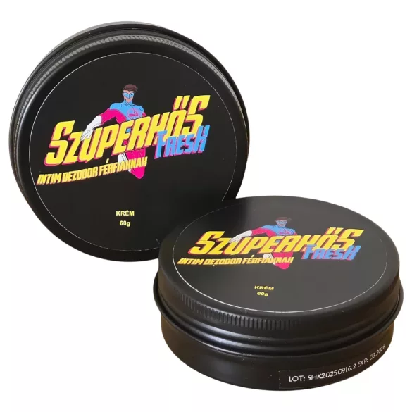 Super-héros Fresh - crème déodorante intime pour hommes (60 g)