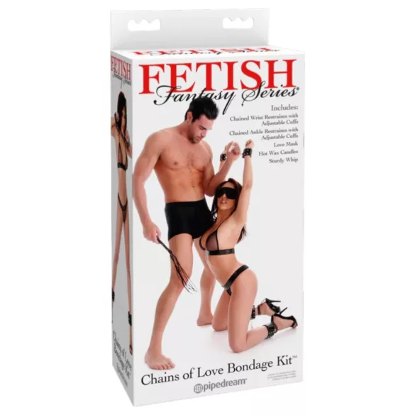 Fetish Fantasy - kit bondage - accessoires - noir