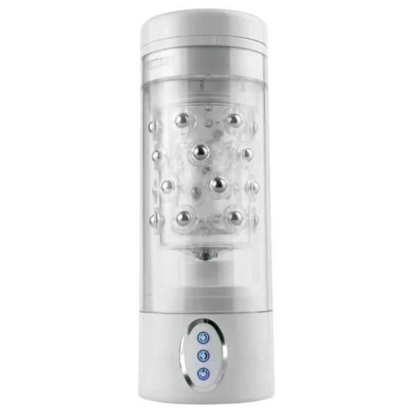 PDX Roto-Bator - masturbateur bouche vibrant - blanc