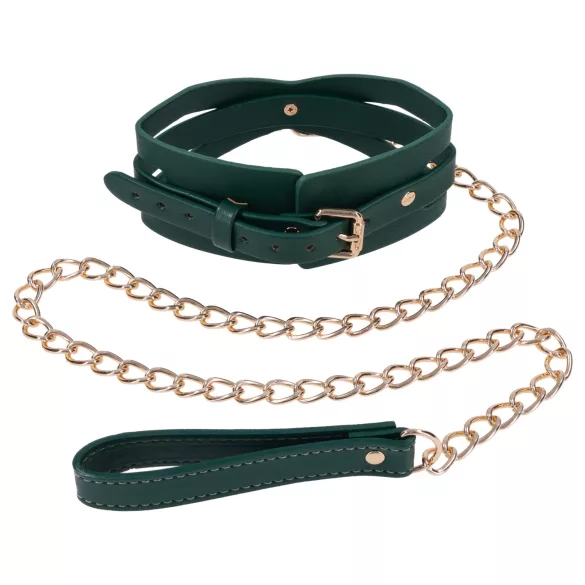 Sportsheets - collier avec laisse - vert