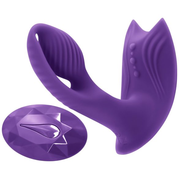 Vibromasseur Clito-Chaud 2en1 Inya Violet