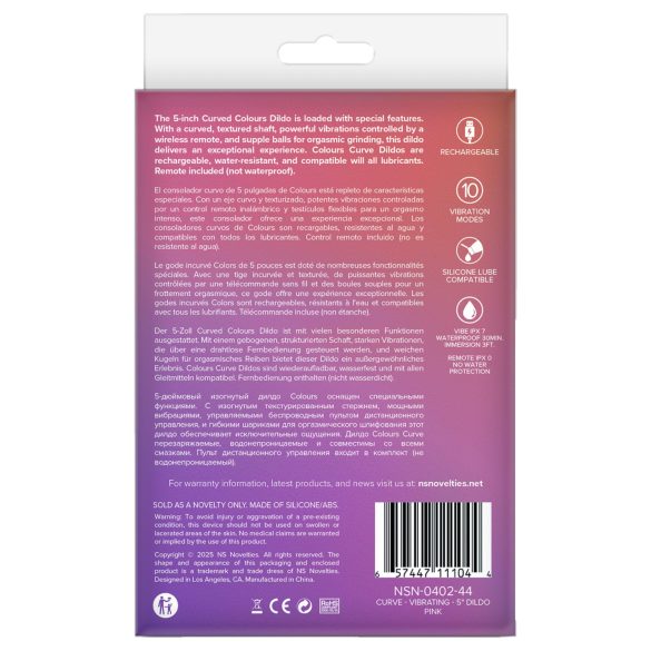 NS Novelties - Stimulateur 2en1 clitoris et point G (rose)