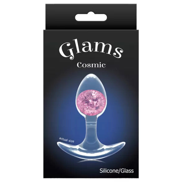 NS Novelties - plug anal transparent - petit - rose