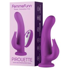   FemmeFunn Pirouette - vibromasseur premium sans fil rechargeable (violet)