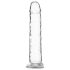 Addiction Crystal - gode silicone ventouse (transparent) - 18 cm
