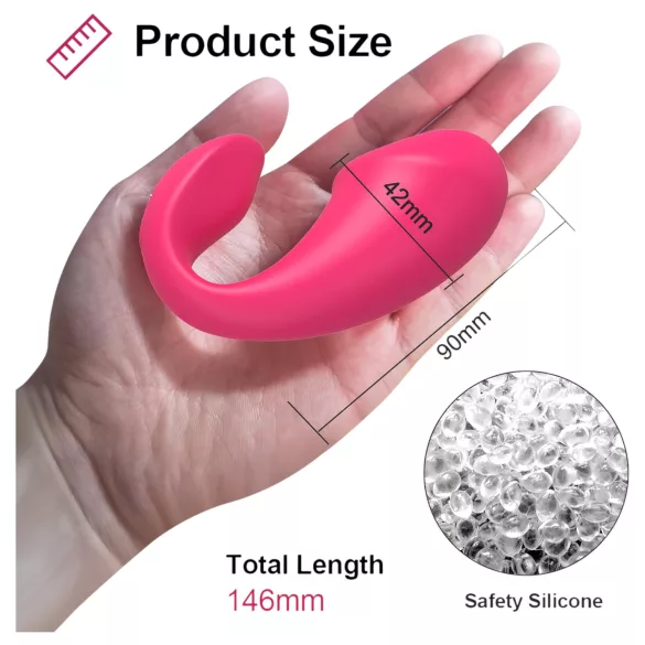 AlvUp - œuf vibrant - télécommande sans fil - silicone rose