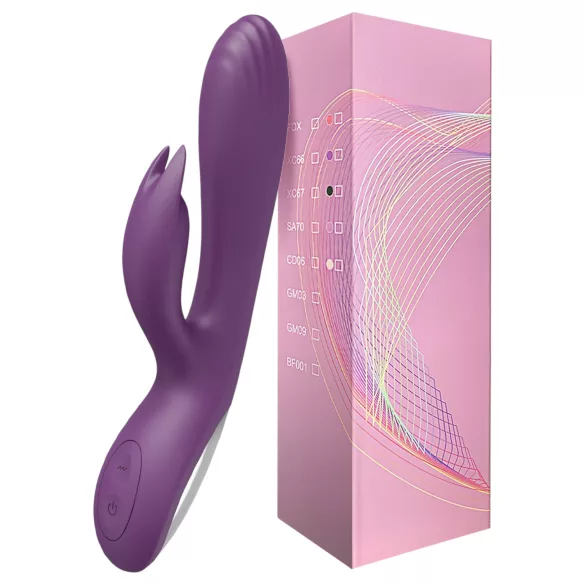 AlvUp - vibromasseur point G lapin - silicone violet