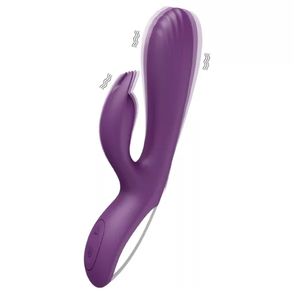 AlvUp - vibromasseur point G lapin - silicone violet