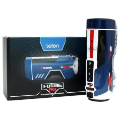 Leten SM Future Pro - masturbateur réseau chauffant bleu